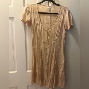 Sisstrevolution NWOT Lightweight Button Down Floral Dress